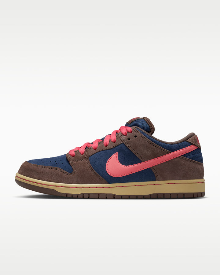 Nike SB Dunk Low Pro Unisex Shoes | Baroque Brown/Adobe-Navy