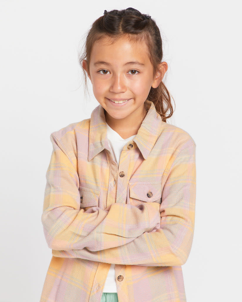 Volcom Rad Plaid Ls (Youth) | Sand