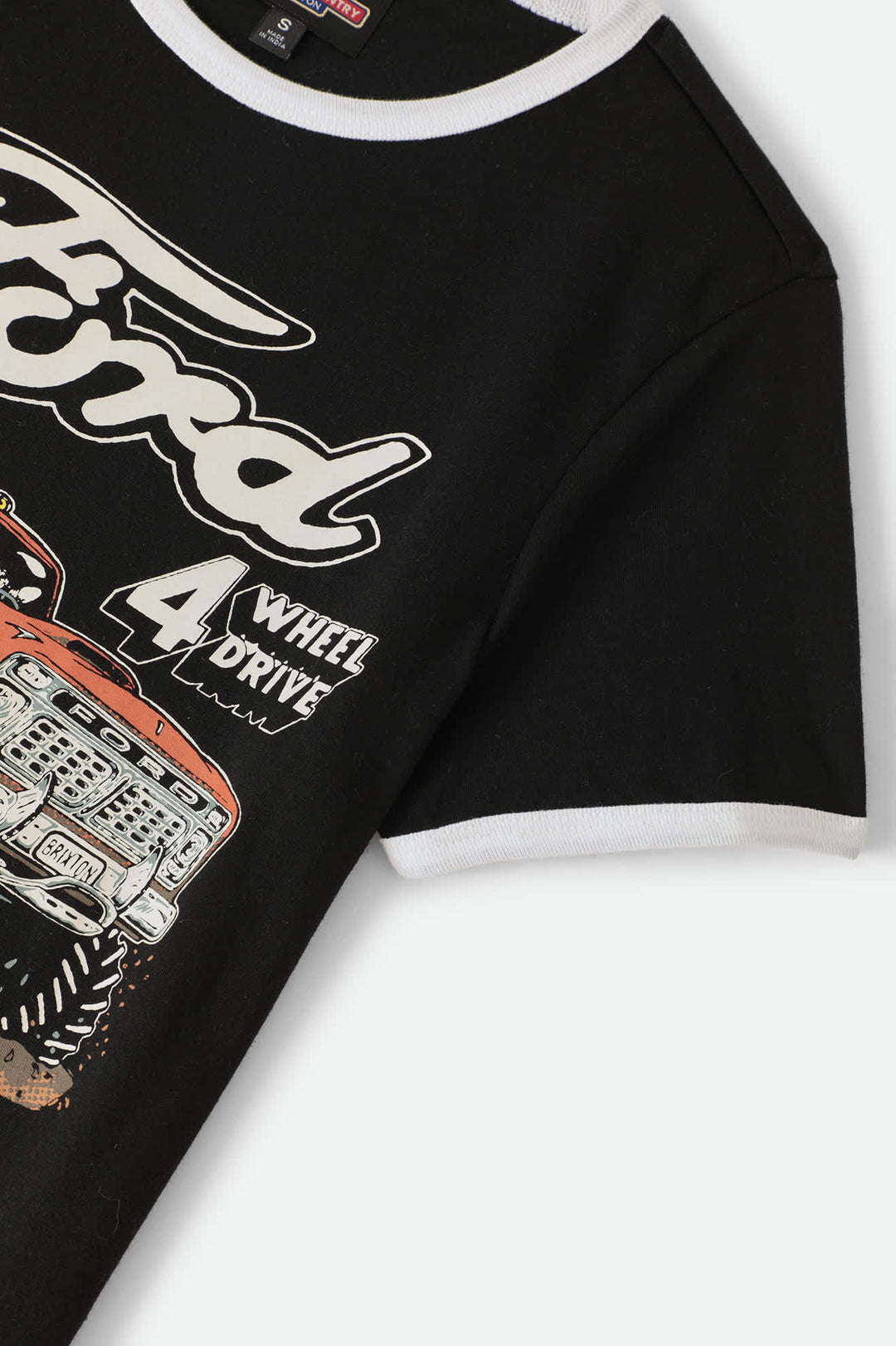 Brixton Ford Mud Marathon Ringer Tee (Women&