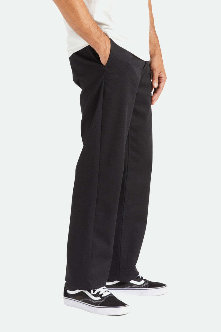 Brixton Choice Chino Relaxed Pant (Mens) | Black