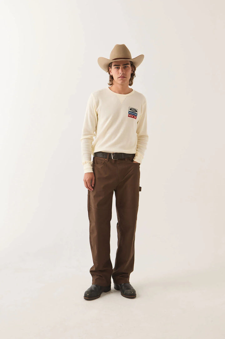 Brixton Mens Ford Service Dept Waffle L/S