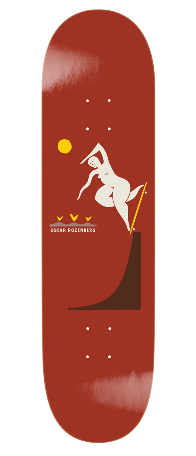 Polar Oskar Rozenberg Bs Noseblunt | Burnt Red
