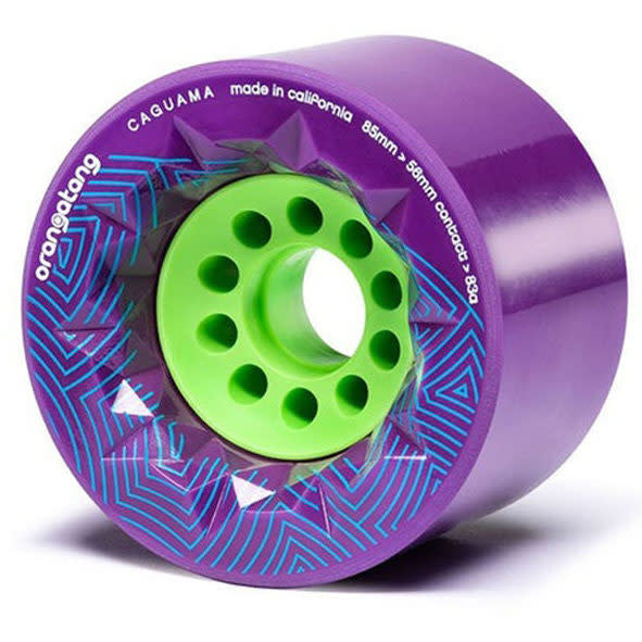 Orangatang Caguama Wheels | Purple 83A 85mm