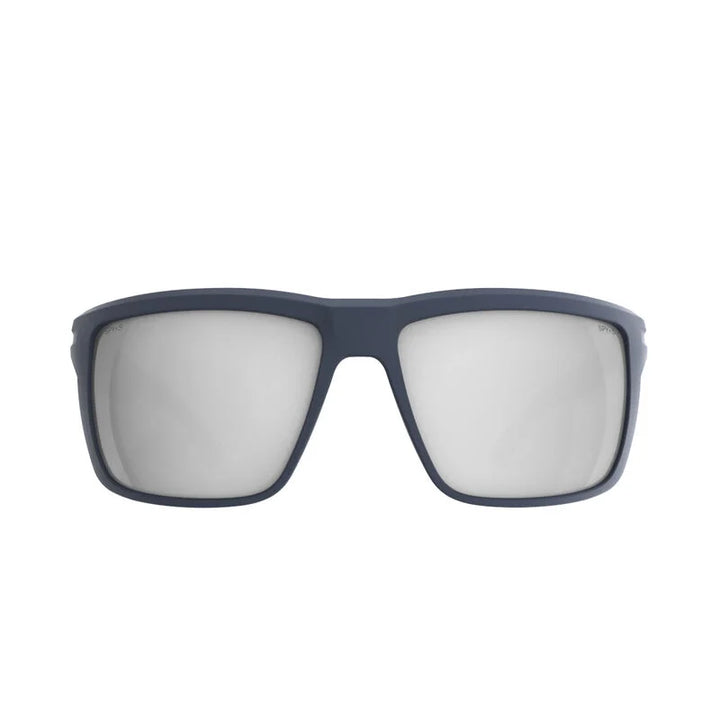 Spy Overhaul Matte Steel Blue | Happy Gray Polar Platinum Mirror