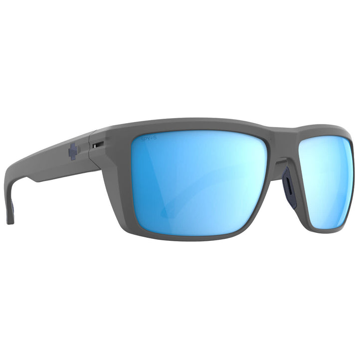 Spy Overhaul XL ANSI Matte Gray | Happy Boost Polar Ice Blue Mirror