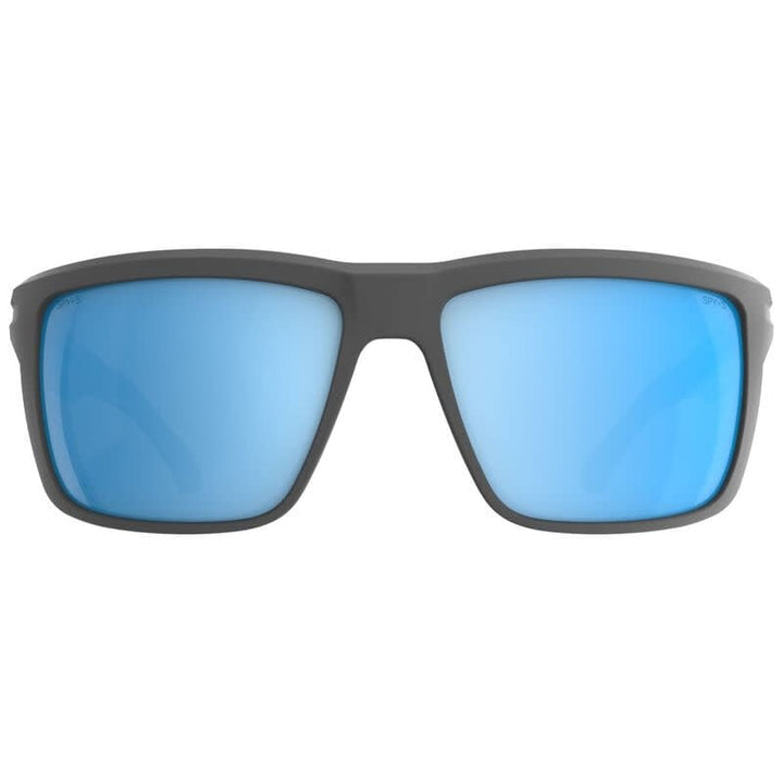 Spy Overhaul XL ANSI Matte Gray | Happy Boost Polar Ice Blue Mirror