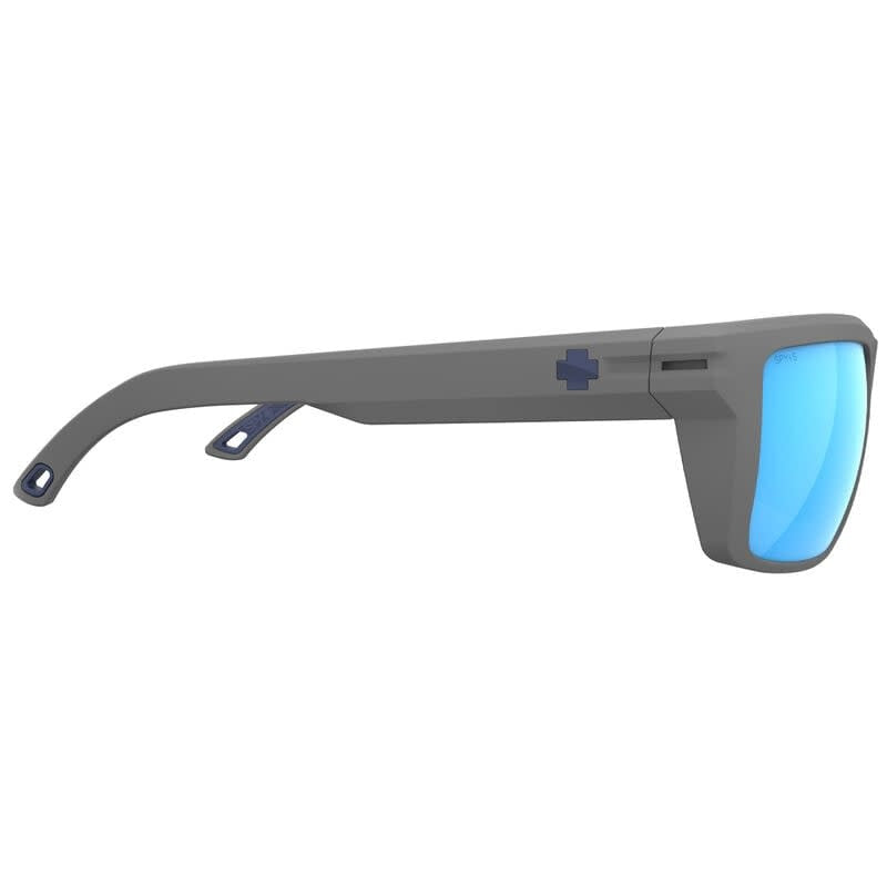 Spy Overhaul XL ANSI Matte Gray | Happy Boost Polar Ice Blue Mirror