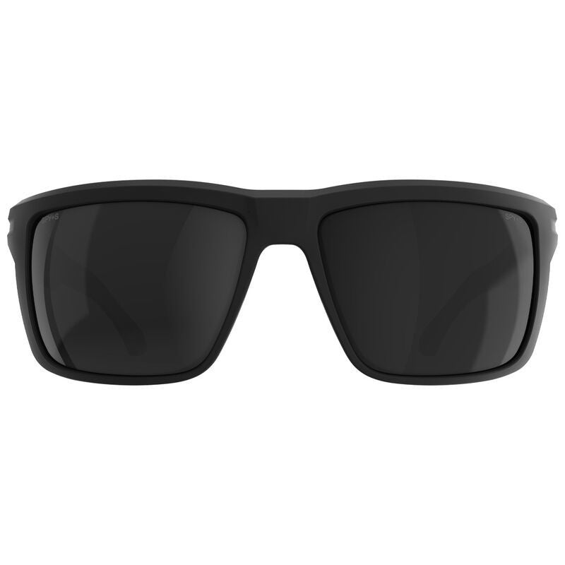 Spy Overhaul XL ANSI Soft Matte Black | Happy Boost Polar Black Mirror
