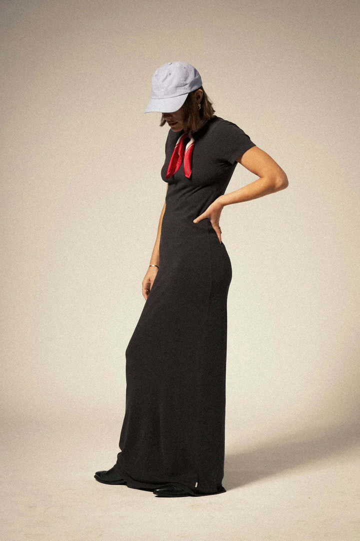 Brixton Carefree Organic Gd Slim Dress (Womens) | Black
