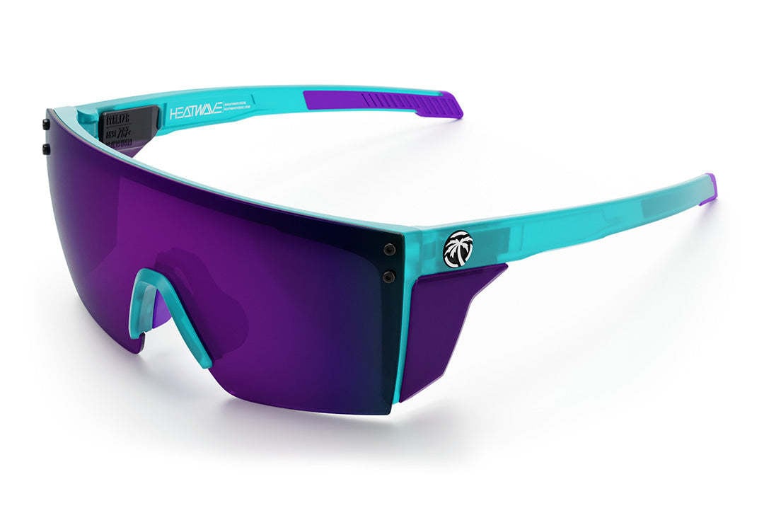 Heatwave Performance Lazer Face Z87+ Aqua Frost | Dark Ultra Violet Lens
