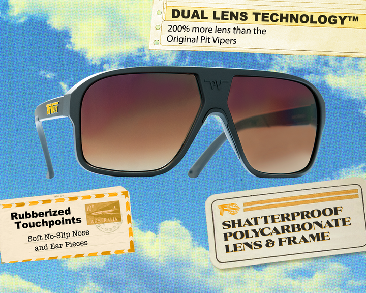 Pit Viper The Flight Optics Exec | Brown Fade