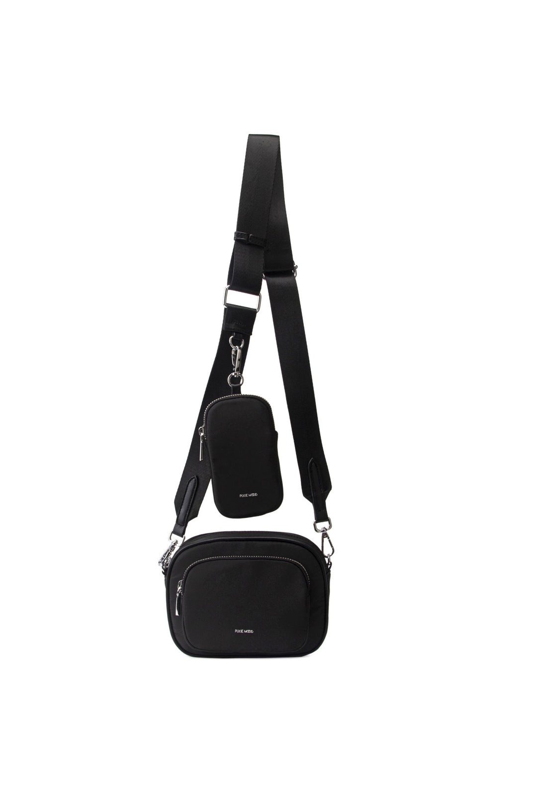 Pixie Mood Daisy Crossbody | Black Nylon