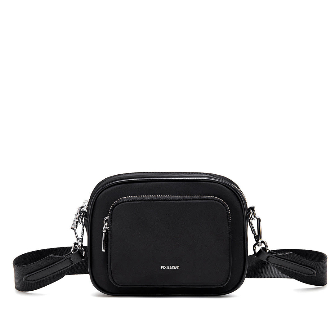 Pixie Mood Daisy Crossbody | Black Nylon