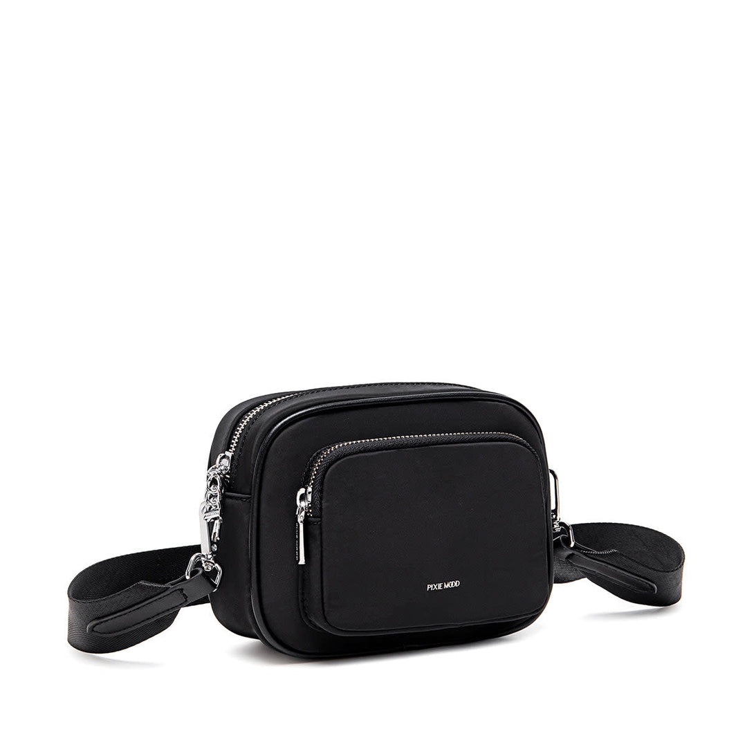 Pixie Mood Daisy Crossbody | Black Nylon