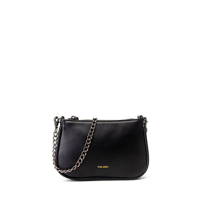 Pixie Mood Francine Chain Crossbody | Black (Recycled)