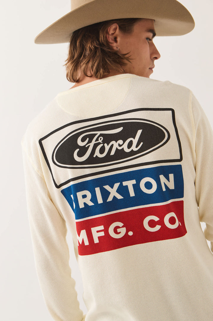 Brixton Mens Ford Service Dept Waffle L/S