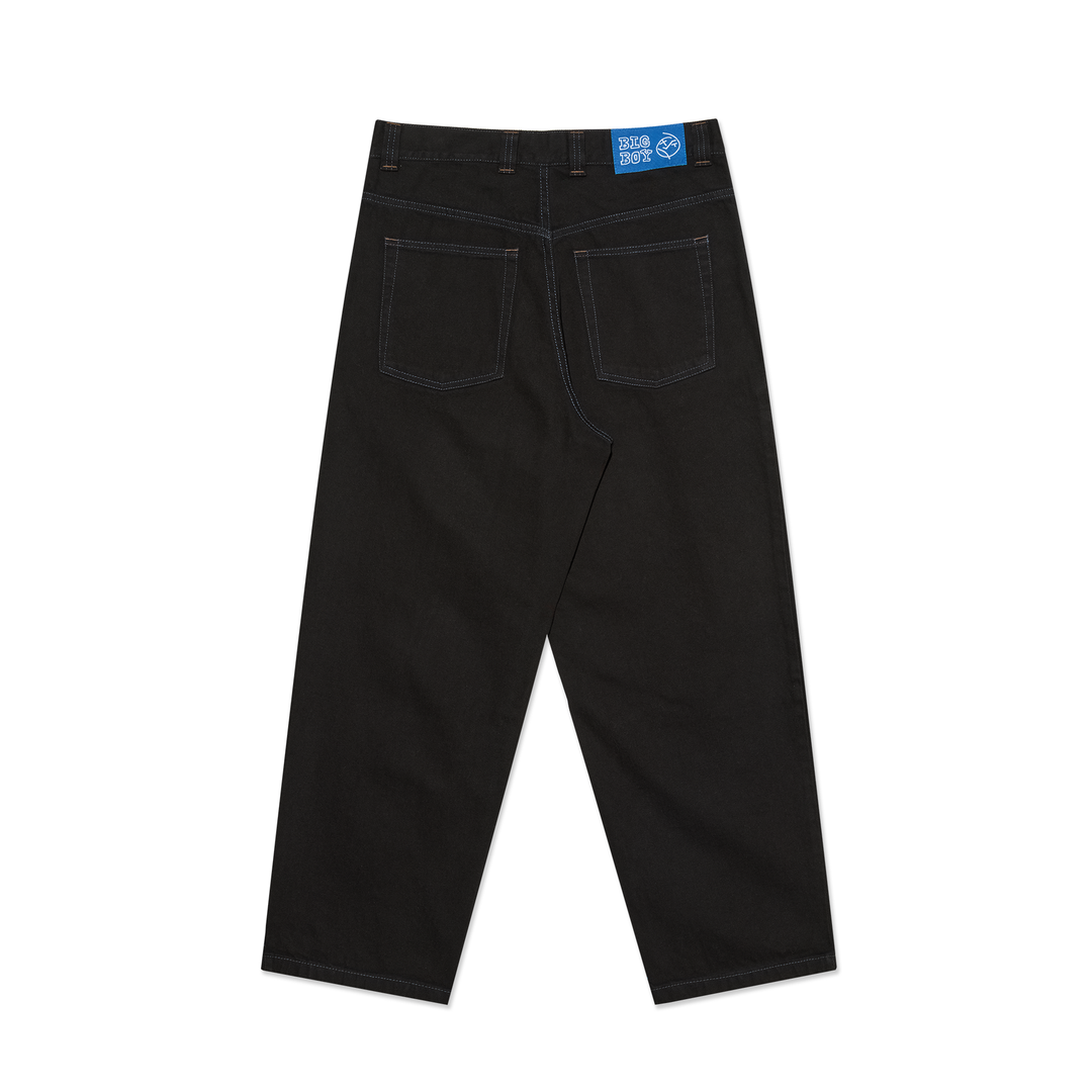 Polar Big Boy Pants | Black/Blue Stitch