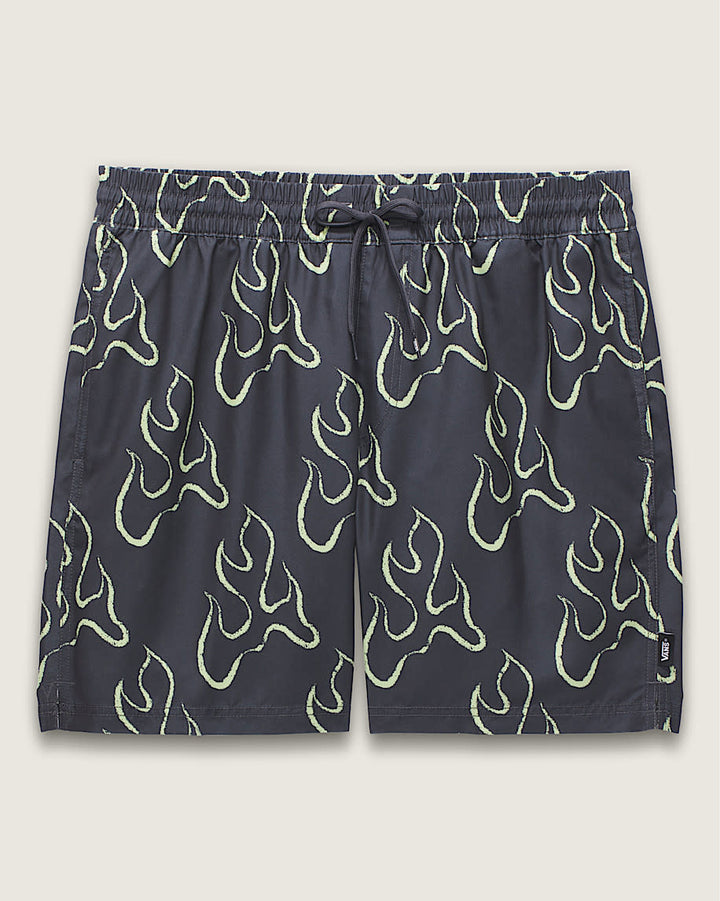 Vans Primary Print Elastic Boardshort (Mens) | Asphalt/Shadow Lime