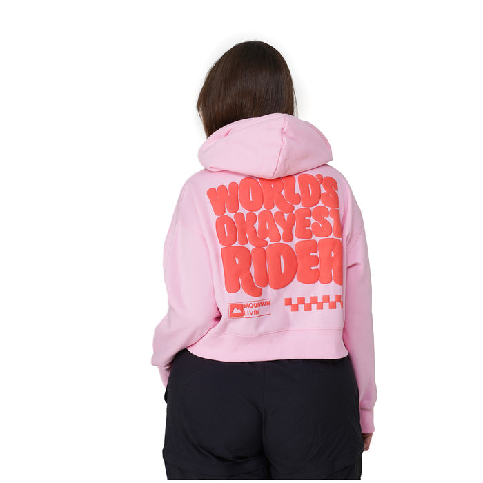 Notice The Reckless Womens Cropped Hoodie
