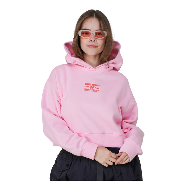 Notice The Reckless Womens Cropped Hoodie