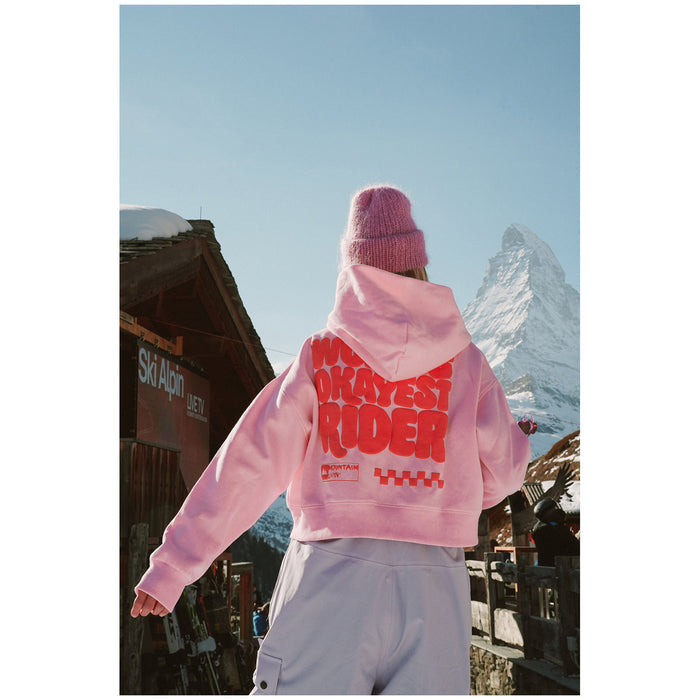 Notice The Reckless Womens Cropped Hoodie