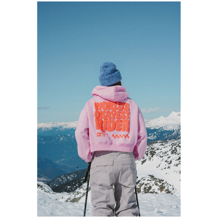 Notice The Reckless Womens Cropped Hoodie