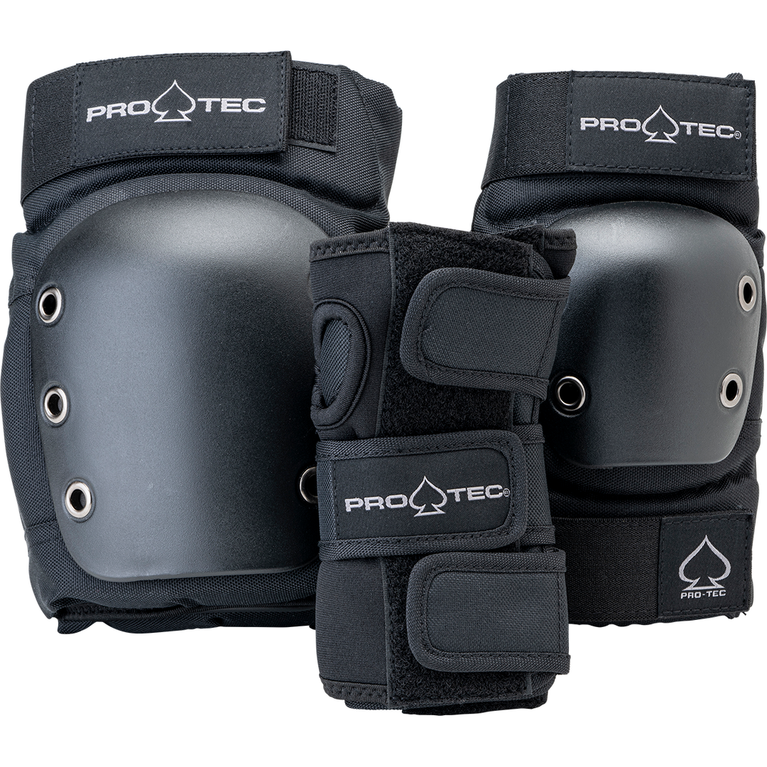 Pro Tec Street Pad Set-3Pk | Black