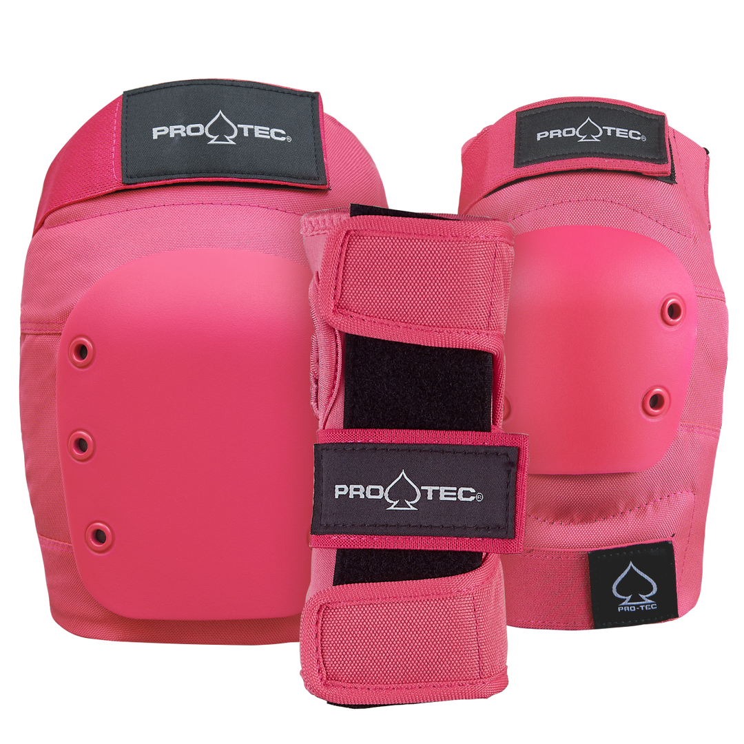 Pro Tec Street Pad Set-3Pk | Pink