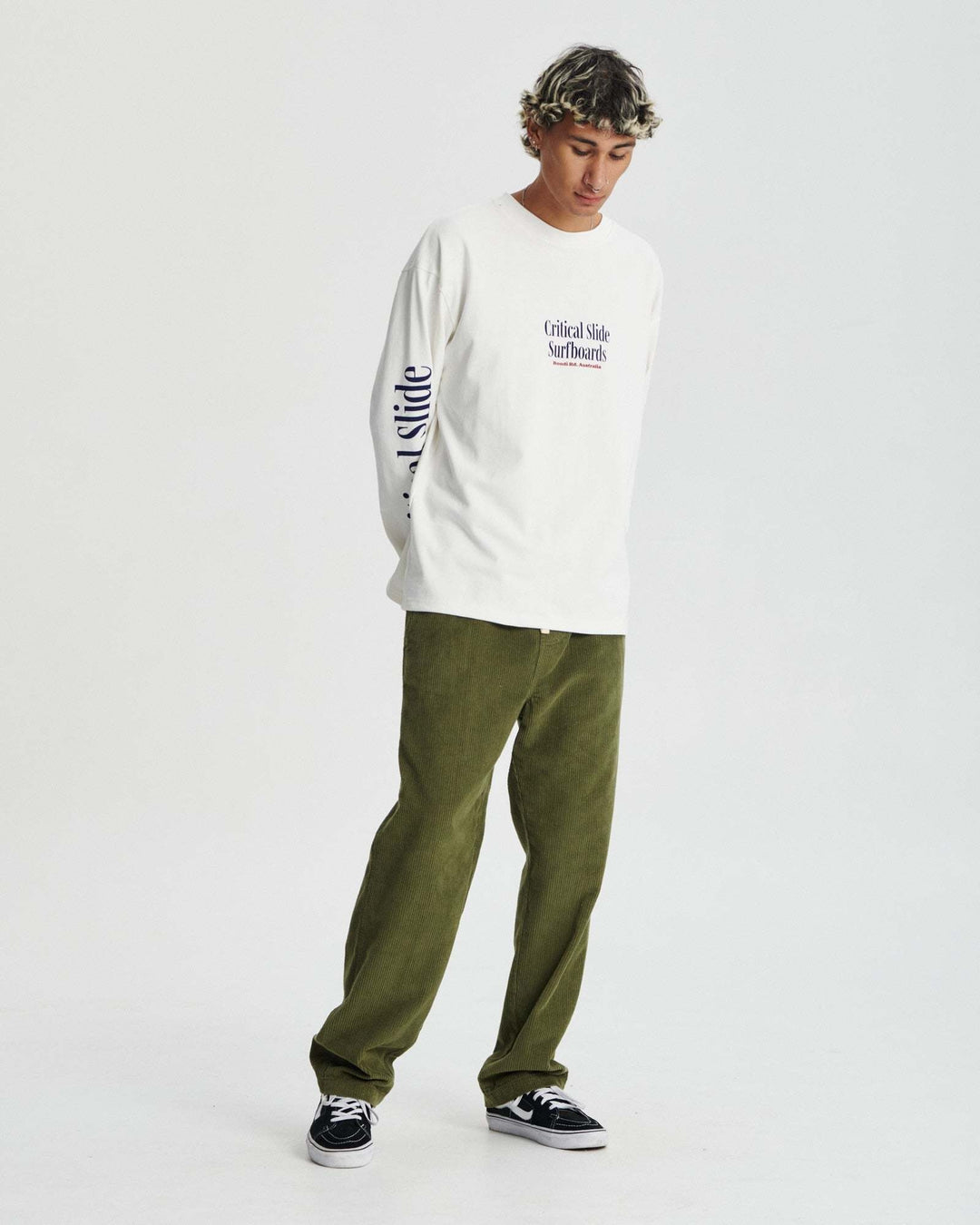 Critical Slide Fever Cord Pant (Unisex) | Olive