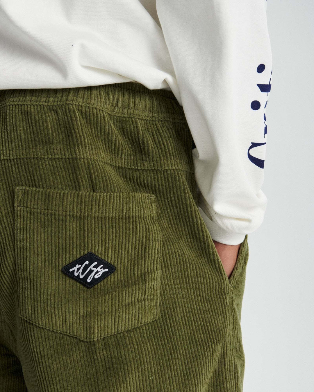 Critical Slide Fever Cord Pant (Unisex) | Olive