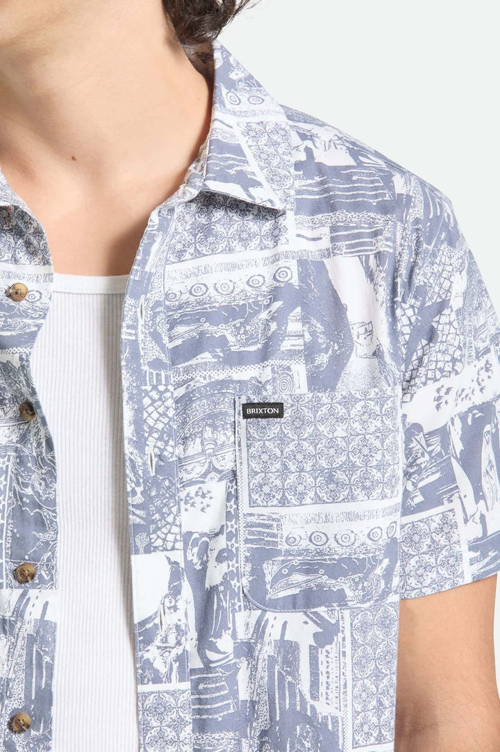 Brixton Charter Print Short Sleeve Woven (Men&