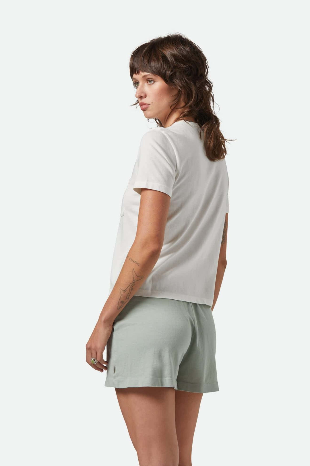 Brixton Carefree Organic Gd Perfect Tee (Women&