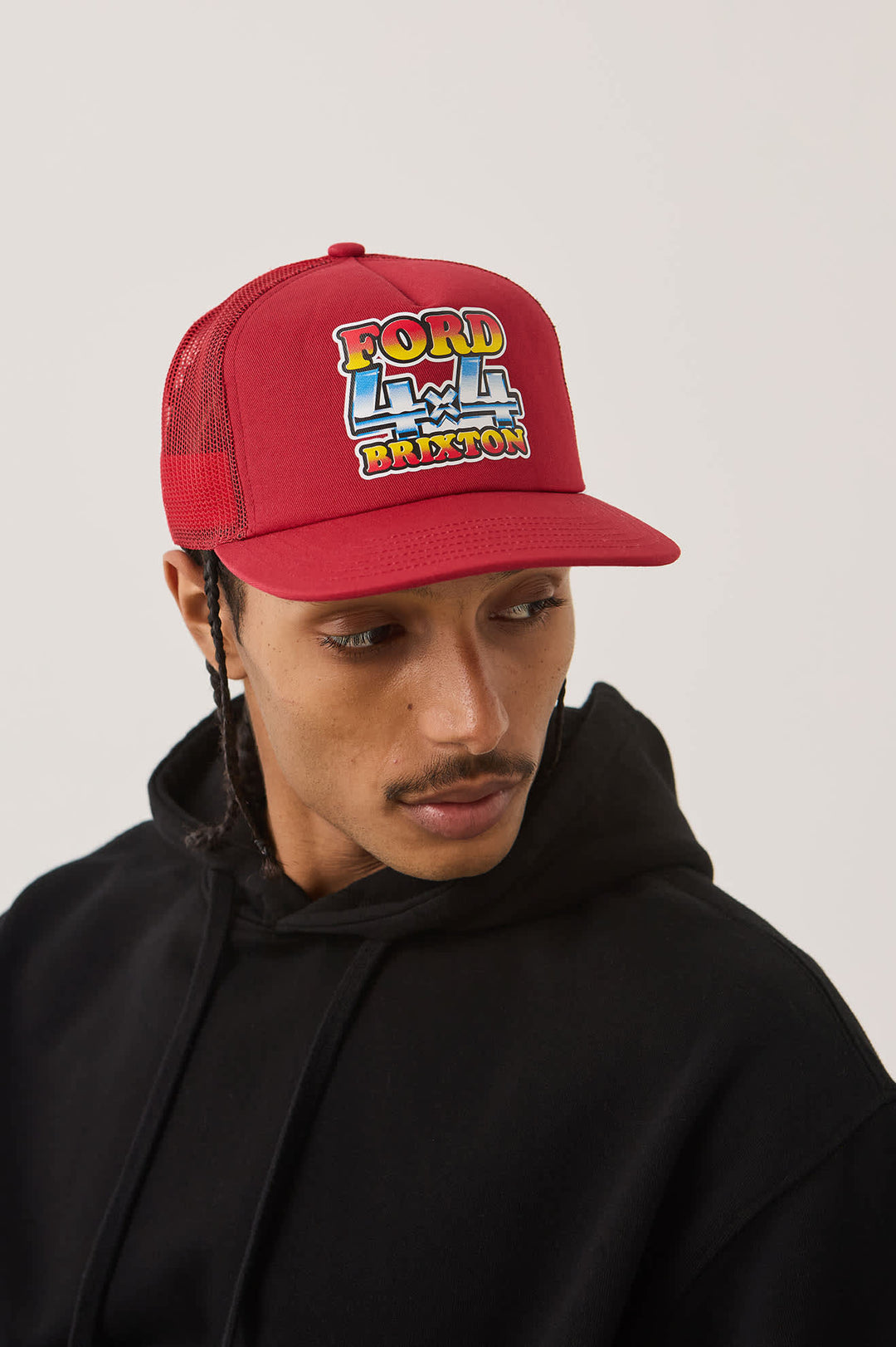 Brixton Ford 4X4 Chrome Trucker Hat