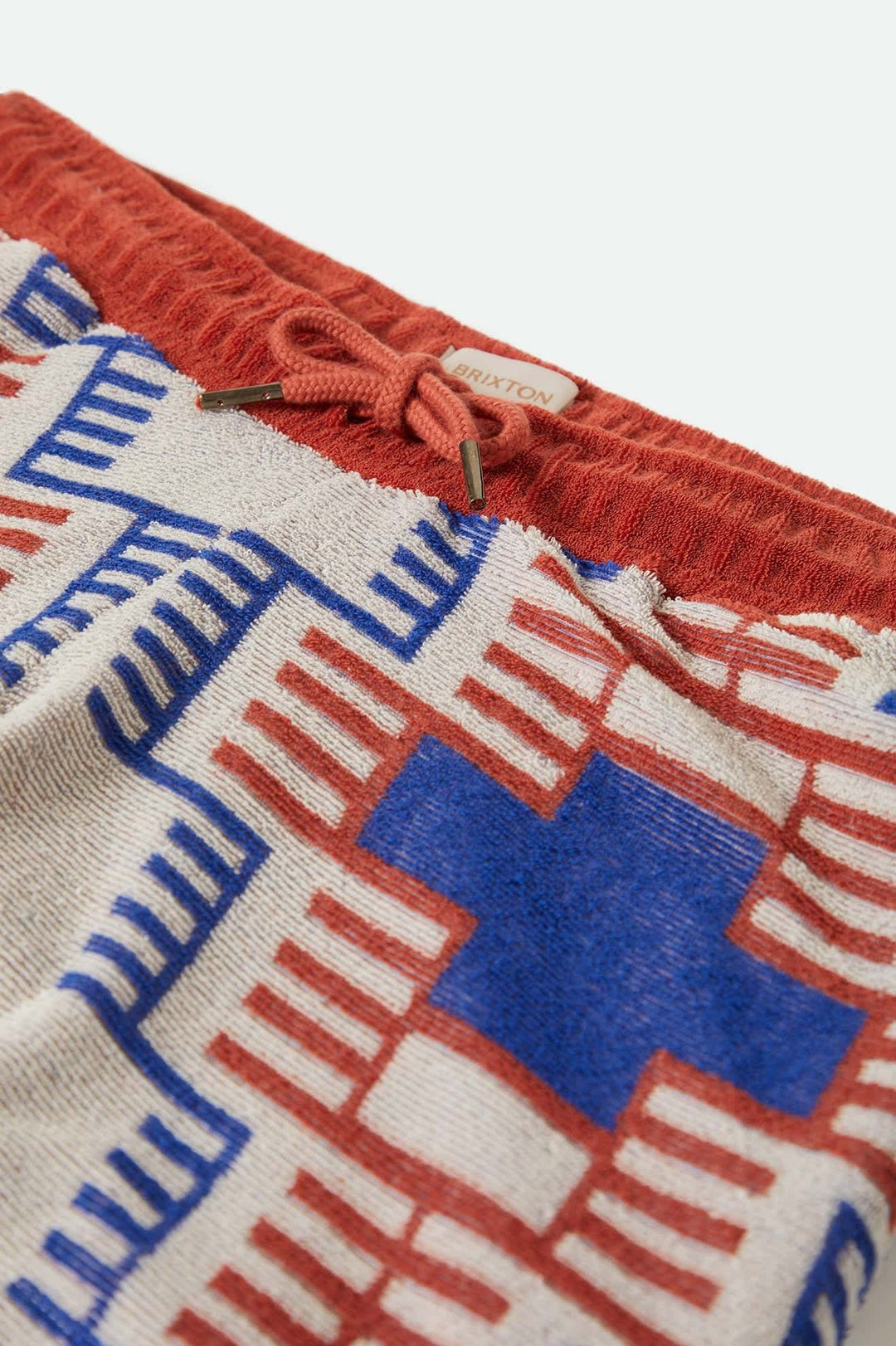 Brixton Trail Terry Cloth Short (Womens) | Electronic Indigo Pattern