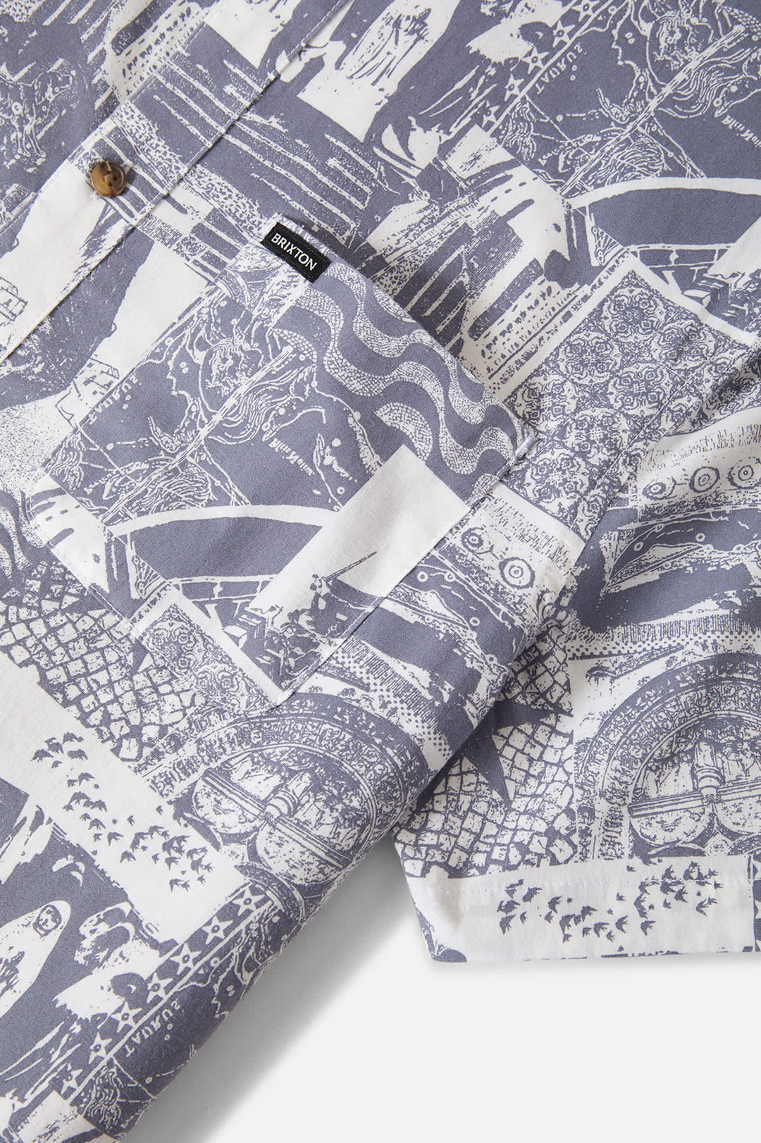 Brixton Charter Print Short Sleeve Woven (Men&