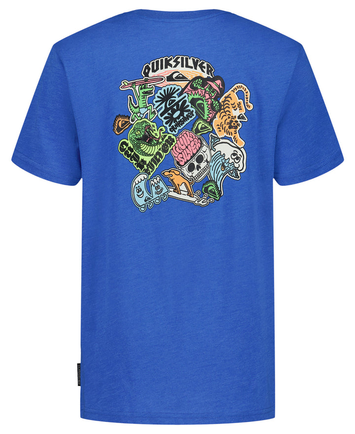Quiksilver Sticker Ss (Youth) | Nebulas Blue Heath