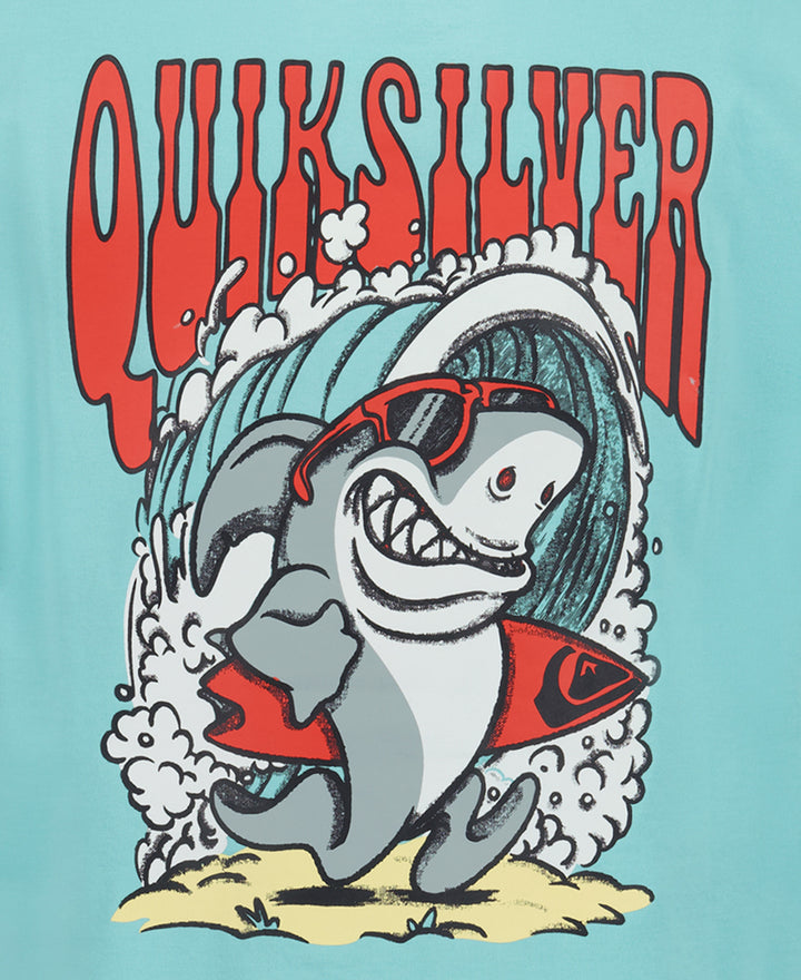 Quiksilver Shark Run Ss (Youth) | Angel Blue