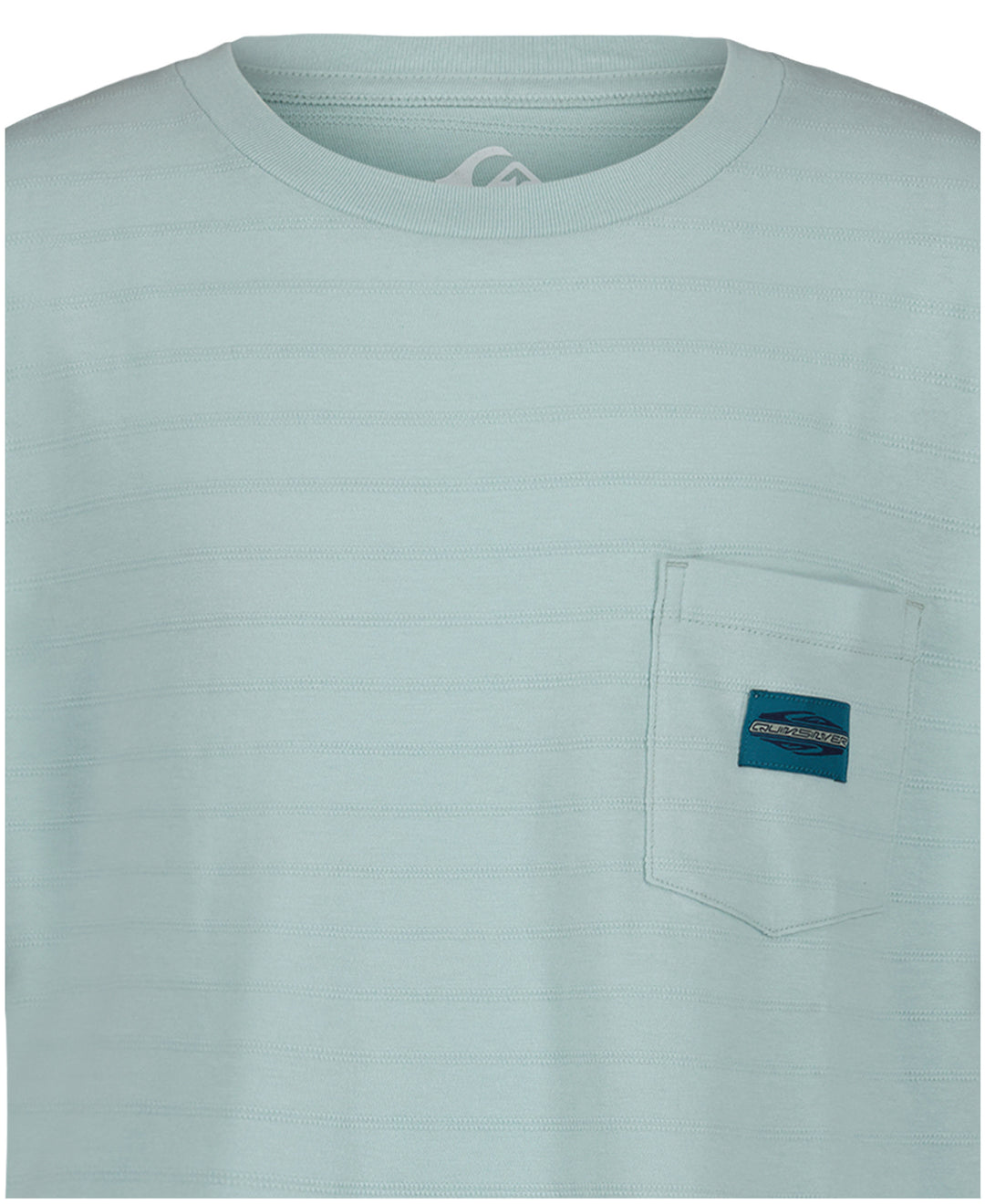Quiksilver Textured Stripe Ss (Youth) | Blue Haze