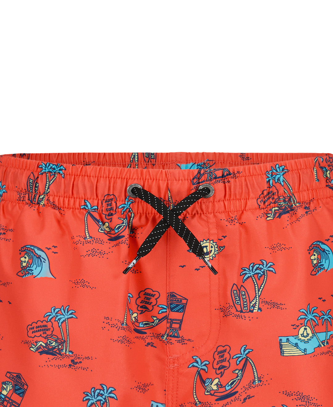 Quiksilver Everyday Mix Volley (Youth) | Hot Coral