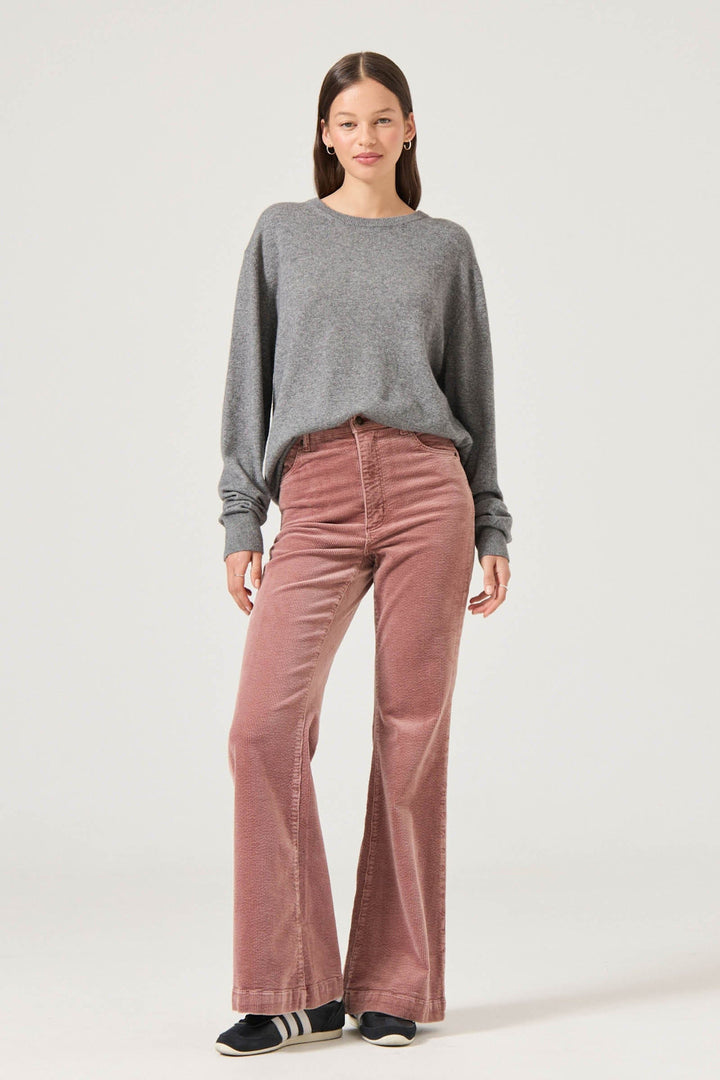 Rollas Eastcoast Flare Cord (Womens) | Rosewood