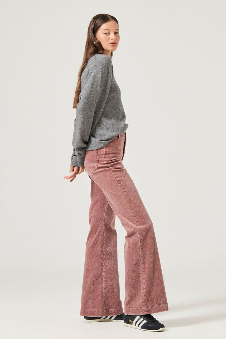 Rollas Eastcoast Flare Cord (Womens) | Rosewood