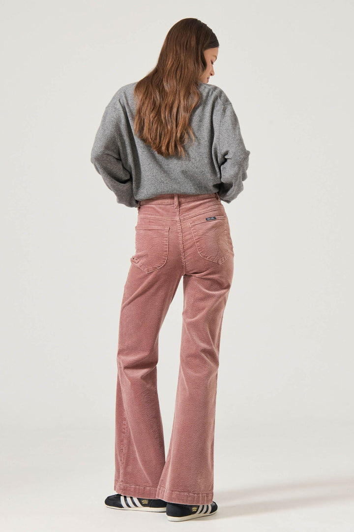 Rollas Eastcoast Flare Cord (Womens) | Rosewood