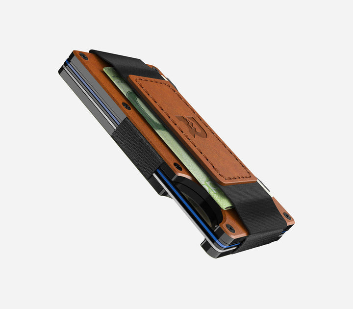 Ridge Aluminum - Cash Strap |  Tobacco Brown Leather