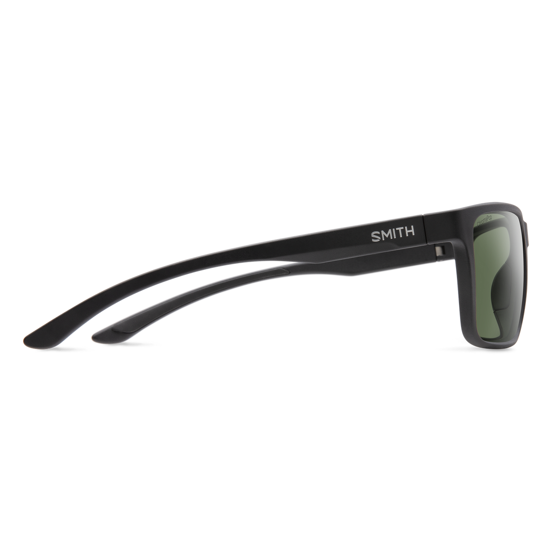 Smith Riptide Matte Black | ChromaPop Polarized Gray Green