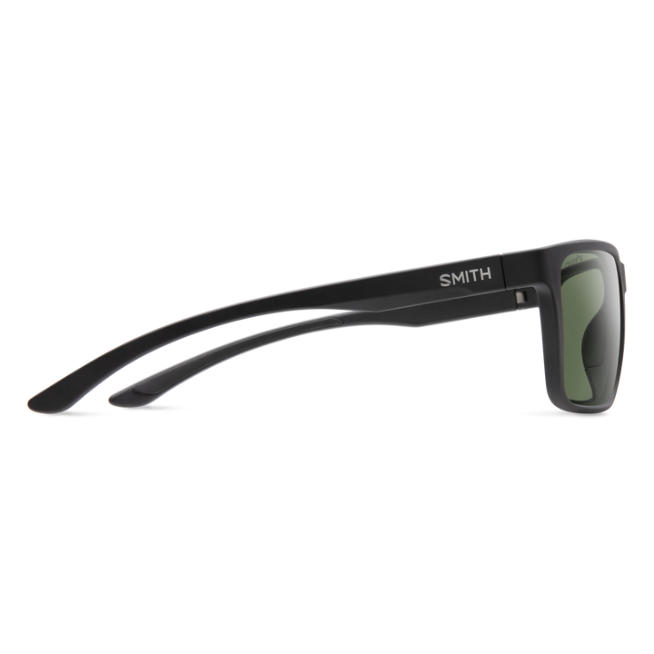 Smith Riptide Matte Black | ChromaPop Polarized Gray Green