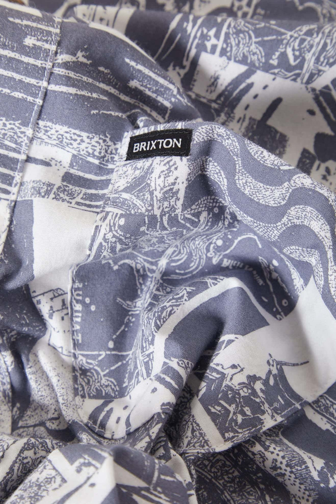 Brixton Charter Print Short Sleeve Woven (Men&