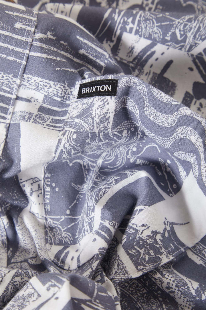 Brixton Charter Print Short Sleeve Woven (Men&
