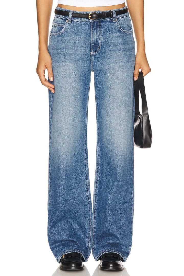 Rollas Kate Baggy (Womens) | Mid Vintage Indigo