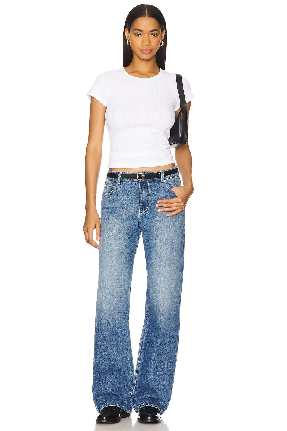 Rollas Kate Baggy (Womens) | Mid Vintage Indigo