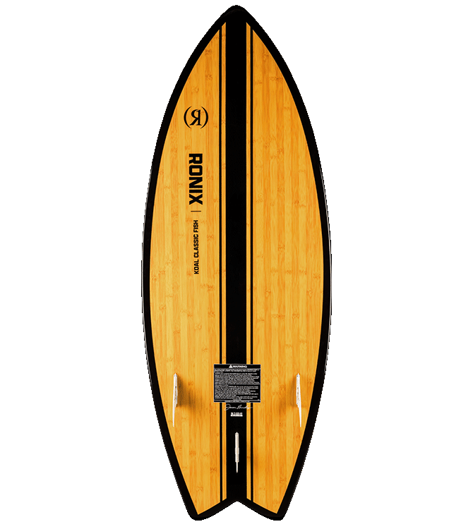 Ronix Koal Classic Fish Surf 2026 (Mens) | Glossy Black/Bamboo